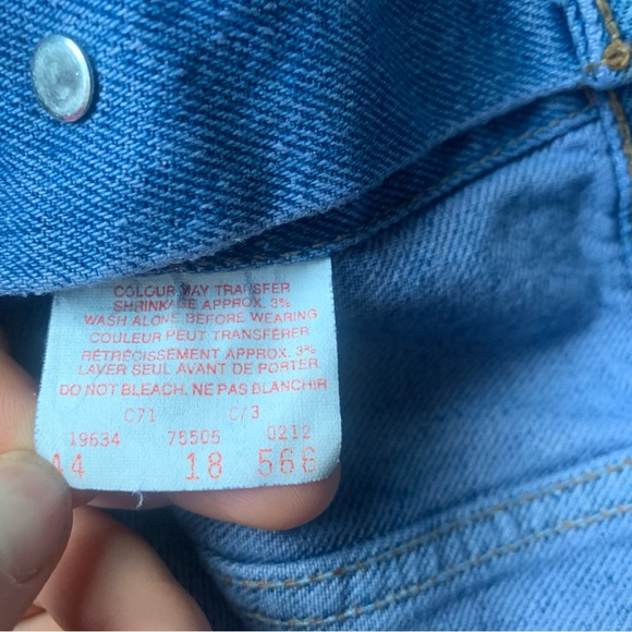 1960s Orange Tab Vintage Levi’s Jean Jacket - Picture 4 of 5